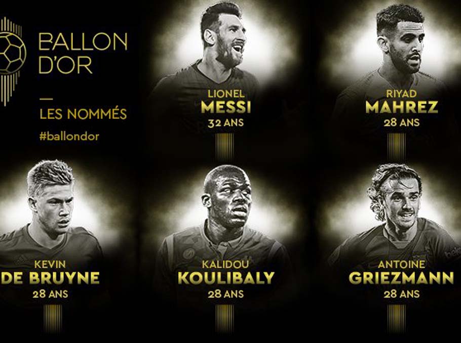30Man Ballon d'Or shortlist announced Sport.mediamax.am