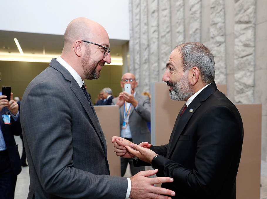 Nikol Pashinyan And Charles Michel Discuss Armenia-EU Relations ...