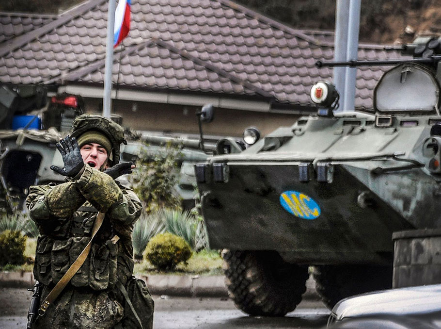 Карта миротворцев в карабахе