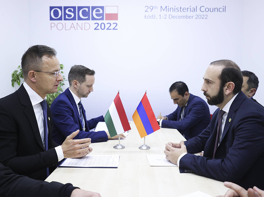 Örményország és Magyarország megállapodik a kapcsolatok helyreállításában