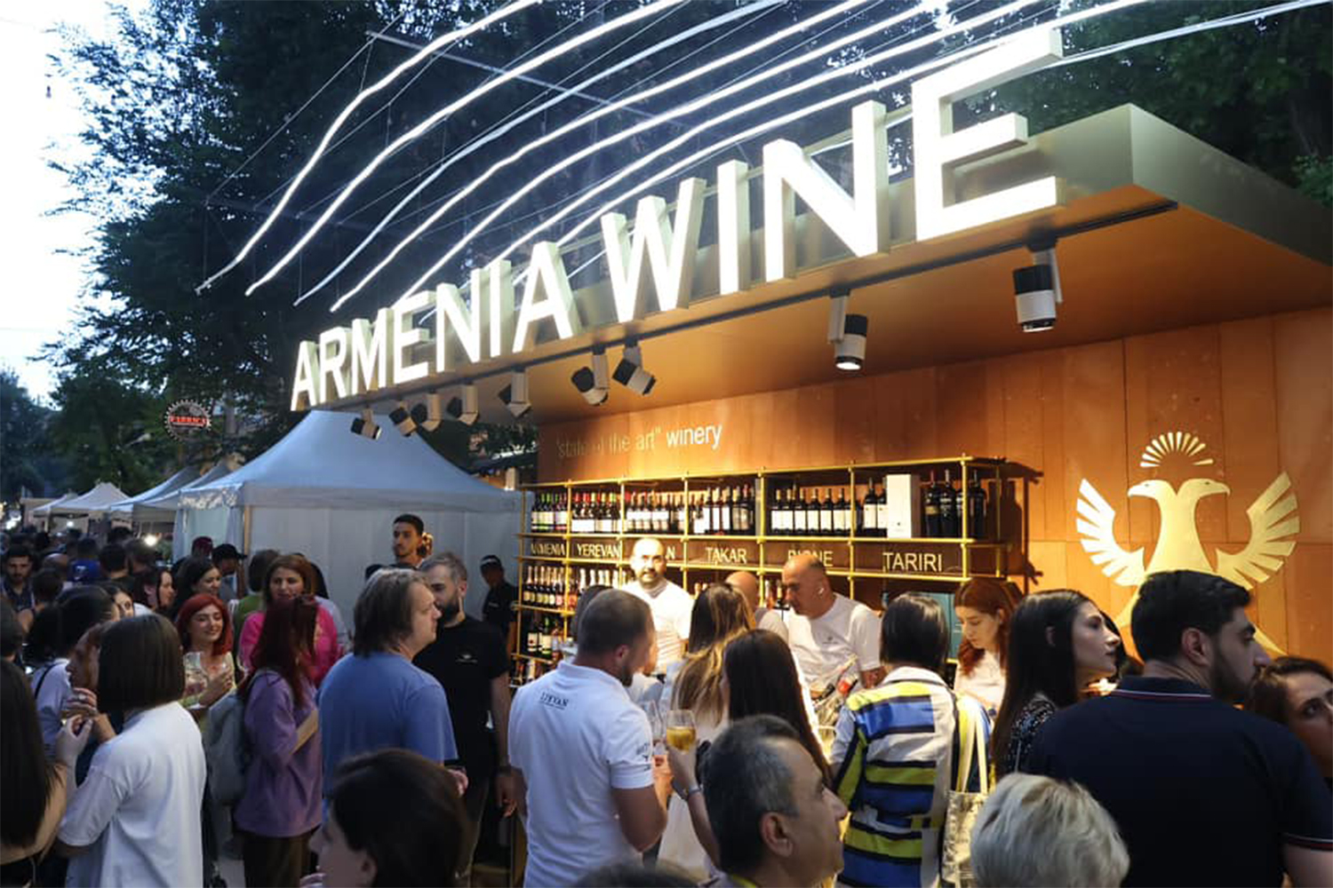 New wines, live music and the brightest colors of Armenian culture at the Armenia Wine pavilion 