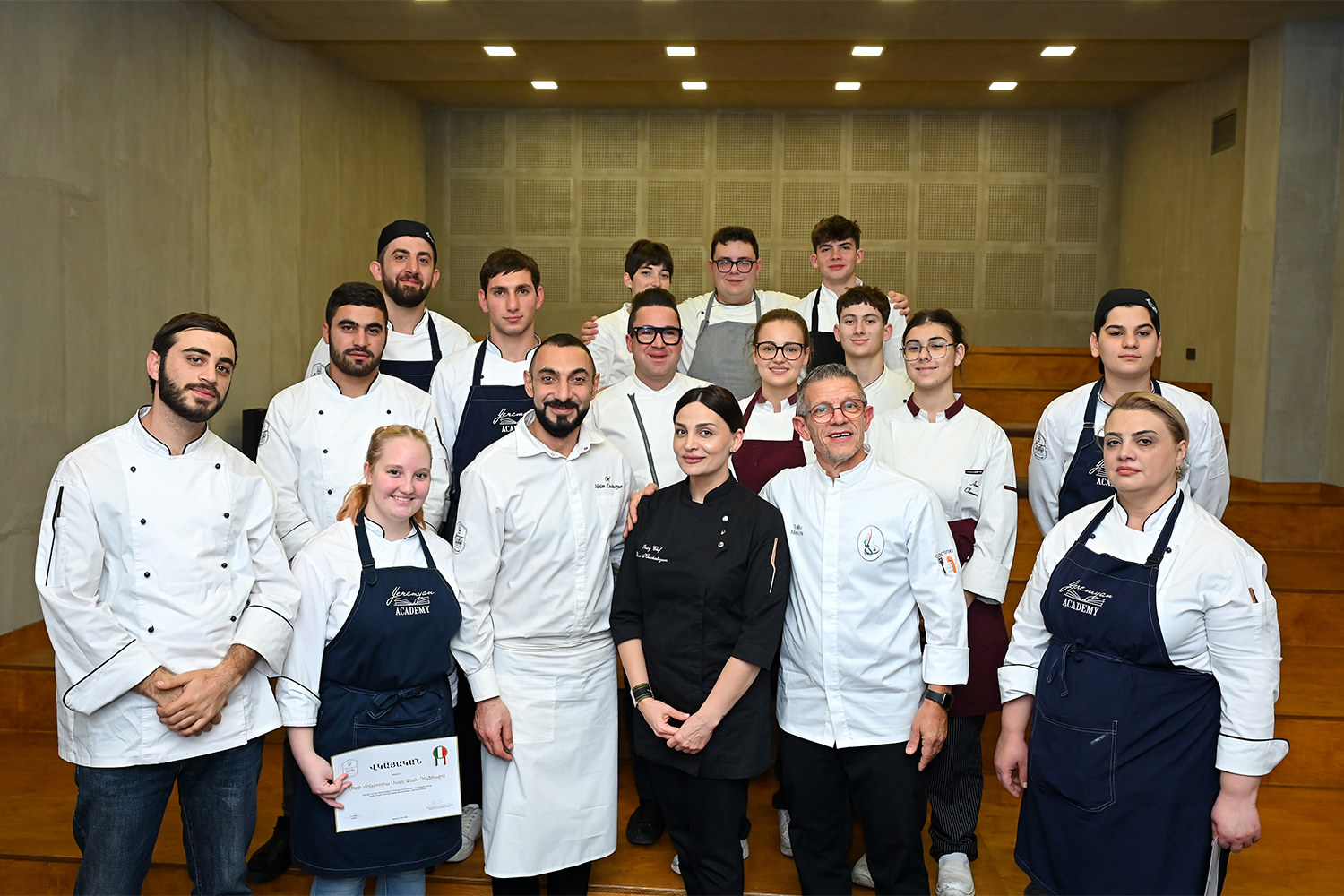 Իտալացի խոհարարներն ու ուսանողները տպավորված էին հայկական խոհանոցով