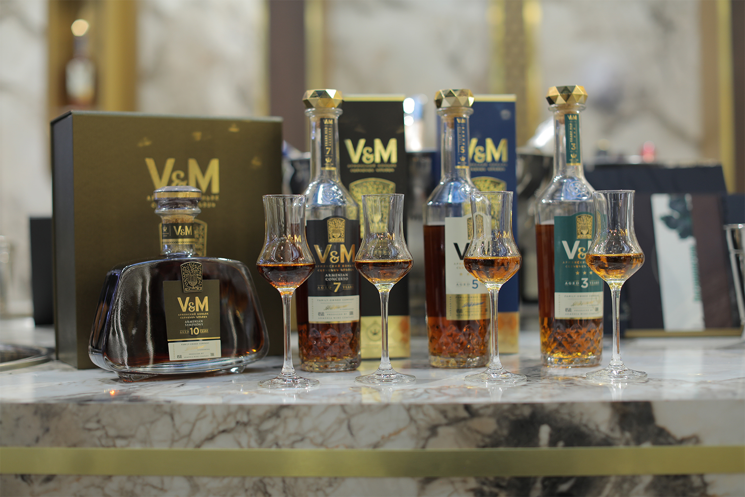 V&M Armenian brandy presented at ProdExpo international exhibition