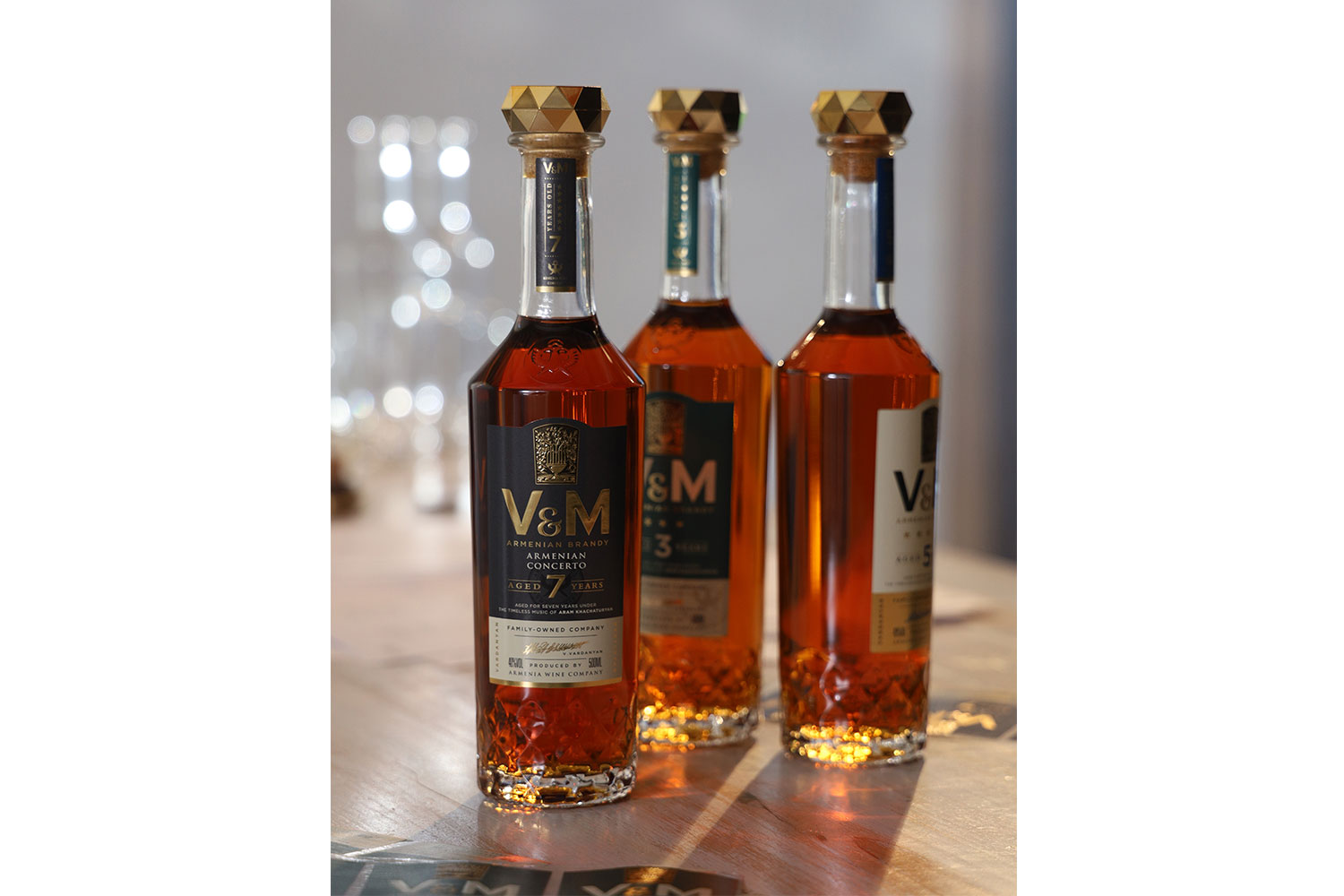 V&M. the unique brandy combining Armenian values and elegant French style