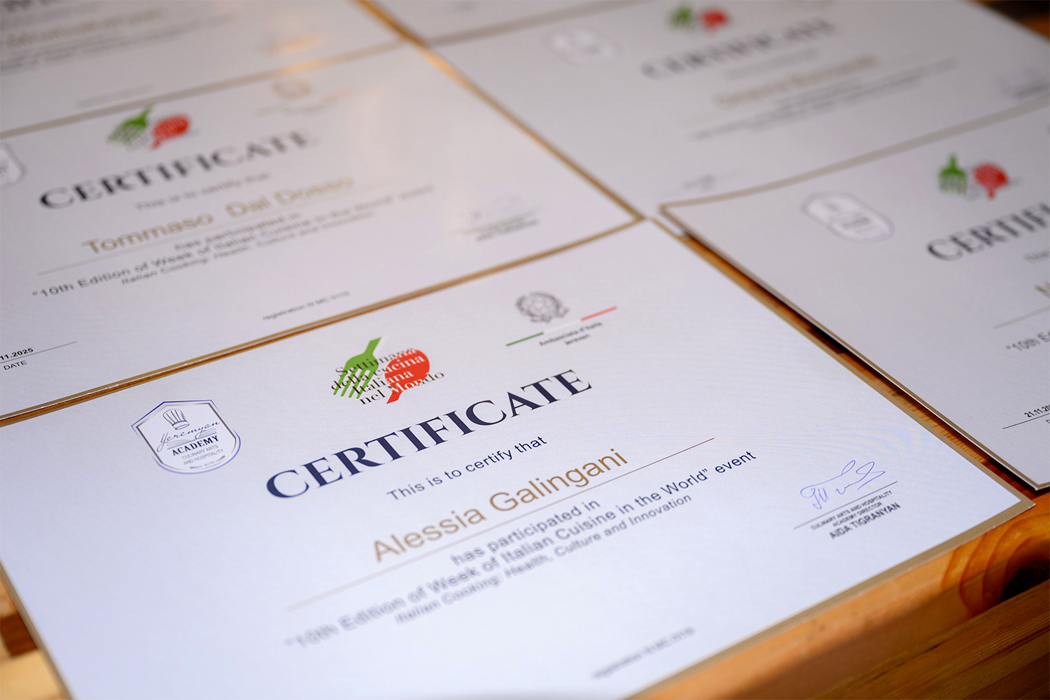 Իտալական խոհանոցի շաբաթը Երեմյան Ակադեմիայում