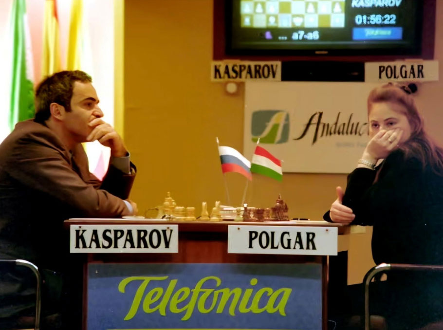 Գարի Կասպարովը եւ Յուդիթ Պոլգարը
