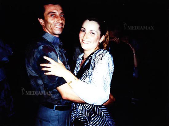 Hamlet Mkhitaryan with his wife