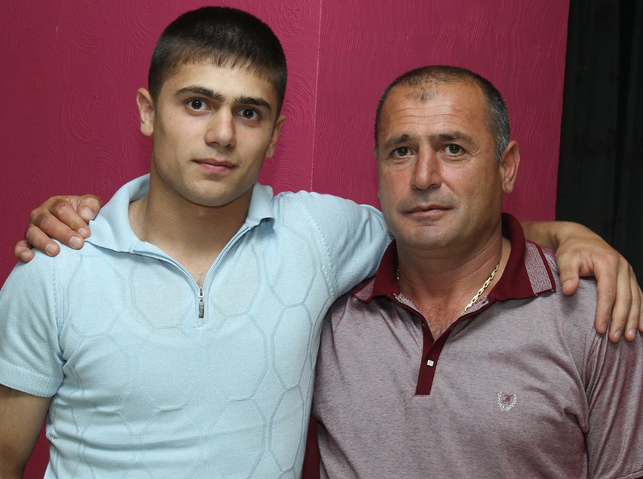 Israyel Militosyan with son