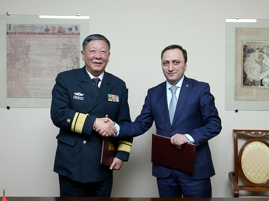 Armenian-Chinese Military Cooperation Program Signed - Mediamax.am