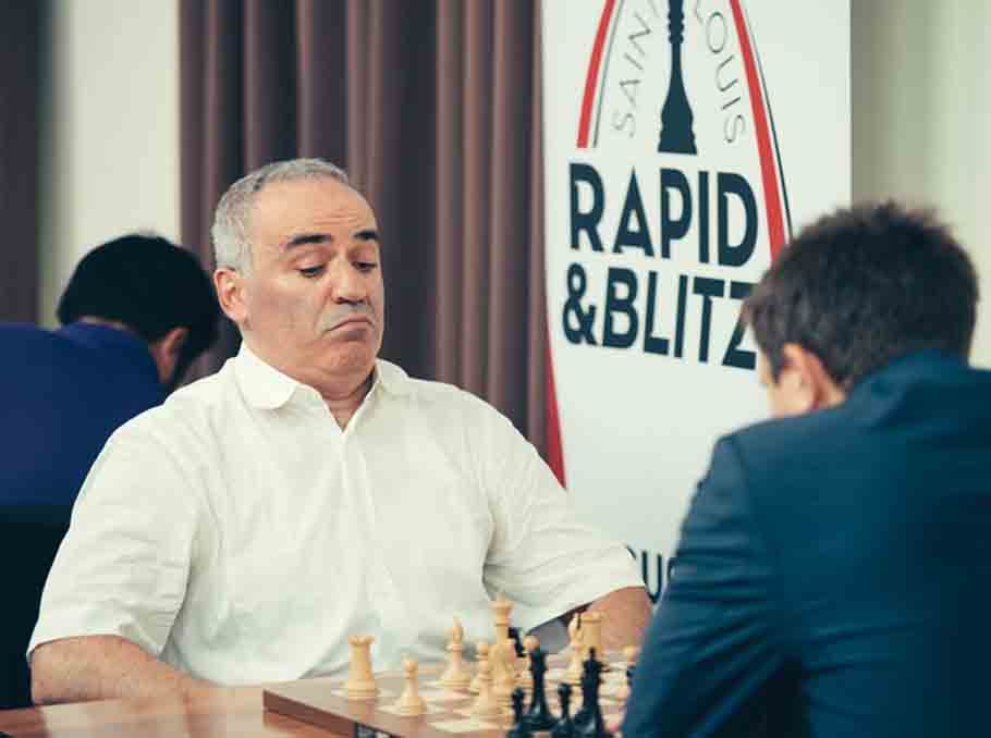 Kasparov To Play St. Louis Rapid, Blitz 