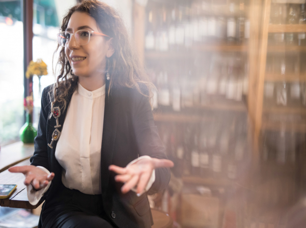 Գինուն սիրահարված եւ գինու լեգենդը պատմող սոմելյե Սալոմեն