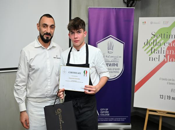 Իտալացի խոհարարներն ու ուսանողները տպավորված էին հայկական խոհանոցով