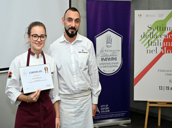 Իտալացի խոհարարներն ու ուսանողները տպավորված էին հայկական խոհանոցով