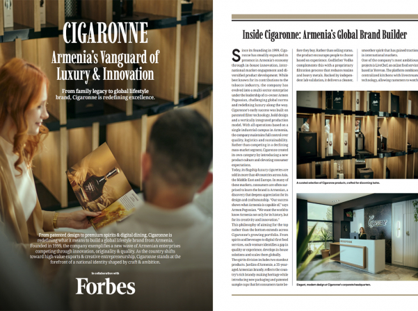 Հայաստանի ստեղծարար բիզնես միջավայրը` Forbes Germany-ի անդրադարձում