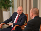 Алиев проинформировал Путина о трехсторонней встрече в Брюсселе 