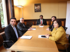 Alen Simonyan meets Milli Majlis speaker in Geneva 