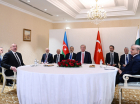 Leaders of Azerbaijan, Turkey and Pakistan hold "historic” trilateral meeting 
